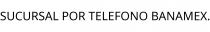 SUCURSAL POR TELEFONO BANAMEX.
