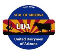 SINCE 1960 SEAL OF ARIZONA UDA UNITED DAIRYMEN OF ARIZONA