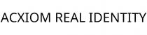 ACXIOM REAL IDENTITY