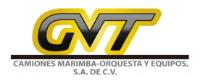 GVT CAMIONES MARIMBA-ORQUESTA Y EQUIPOS; S.A. DE C.V.