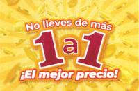 1 A 1 ¡EL MEJOR PRECIO!
