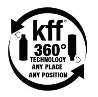 KFF 360° TECHNOLOGY ANY PLACE ANY POSITION
