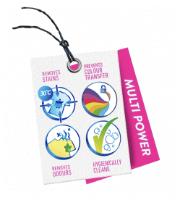 MULTI POWER REMOVES STAINS 30 C PREVENTS COLOUR TRANSFER REMOVES ODOURS HYGIENICALLY CLEANS