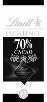 LINDT EXCELLENCE 70% CACAO LINDT LINDT & SPRÜNGLI MAITRE CHOCOLATIER SUISSE DEPUIS 1845