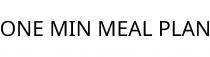 ONE MIN MEAL PLAN