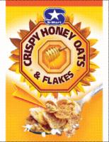 S MART;CRISPY HONEY OATS & FLAKES