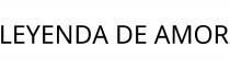LEYENDA DE AMOR