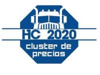 HC 2020 CLUSTER DE PRECIOS