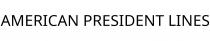 AMERICAN PRESIDENT LINES