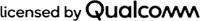 LICENSED BY QUALCOMM