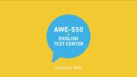AWE-550 ENGLISH TEST CENTER