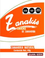 ZANAKIS SNACKS DE ZANAHORIA