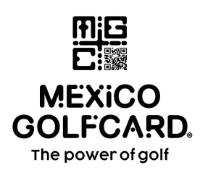 MGC MEXICO GOLF CARD