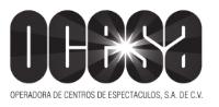 OCESA OPERADORA DE CENTROS DE ESPECTACULOS