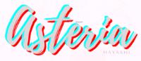 ASTERIA HAYASHI; (CON ACENTO EN LA E DE ASTERIA COMO EL EN LOGOTIPO)