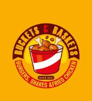 BUCKETS & BASKETS SINCE 2021 BURGERS; SHAKES & FRIED CHICKEN