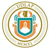 UDLAP SAPIENTIAE DILECTIONE AUGEBITUR NOS MCMXL