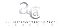 ACA LIC. ALFREDO CARRILLO ARCE ABOGADO