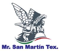 MR. SAN MARTIN TEX.