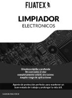 FIJATEX LIMPIADOR DE ELECTRÓNICOS