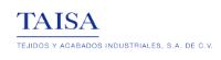 TAISA TEJIDOS Y ACABADOS INDUSTRIALES