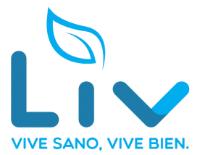 LIV VIVE SANO; VIVE BIEN.