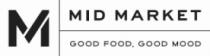 M MID MARKET GOOD FOOD; GOOD MOOD