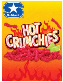 S MART HOT CRUNCHIES