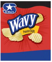 S MART WAVY POTATO CHIPS