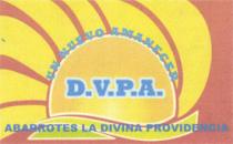 UN NUEVO AMANECER D.V.P.A. ABARROTES LA DIVINA PROVIDENCIA