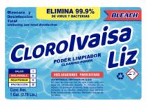 CLORO IVAISA LIZ