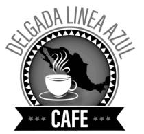 DELGADA LINEA AZUL CAFE