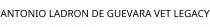 ANTONIO LADRON DE GUEVARA VET LEGACY
