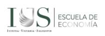 IUS ESCUELA DE ECONOMÍA IVSTITIA VNIVERSA SOLVENTVR