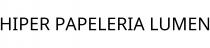 HIPER PAPELERIA LUMEN