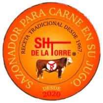 SAZONADOR PARA CARNE EN SU JUGO. RECETA TRADICIONAL DESDE 1967 SH DE LA TORRE TR DESDE 2020