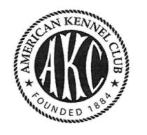 AMERICAN KENNEL CLUB AKC FOUNDED 1884