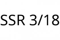 SSR 3/18