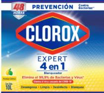 48 HORAS PREVENCIÓN CONTRA BACTERIAS CLOROX EXPERT 4 EN 1