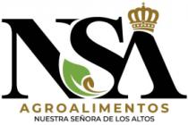NSA AGROALIMENTOS NUESTRA SEÑORA DE LOS ALTOS