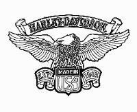 HARLEY-DAVIDSON;MADE IN USA EST. 1903