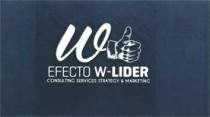 W EFECTO W-LIDER CONSULTING SERVICES STRATEGY & MARKETING