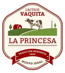 LÁCTEOS VAQUITA LA PRINCESA 1924 NUEVO IDEAL
