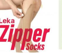LEKA ZIPPER SOCKS