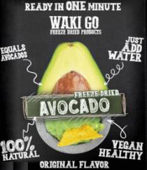 WAKI GO FREEZE DRIED PRODUCTS FREEZE DRIED AVOCADO