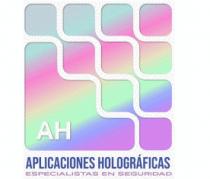 AH APLICACIONES HOLOGRÁFICAS