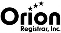 ORION REGISTRAR; INC.