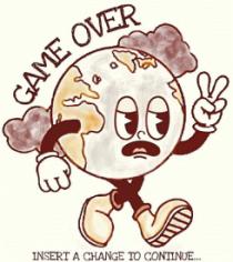 GAME OVER INSERT A CHANGE TO CONTINUE
