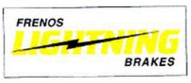 FRENOS LIGHTNING BRAKES