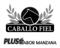 CABALLO FIEL PLUS SABOR MANZANA